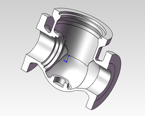 阀体剖面